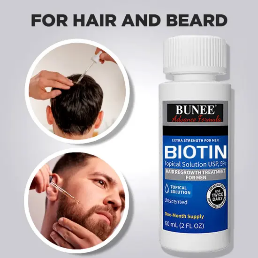 Huile de ricin à la biotine.