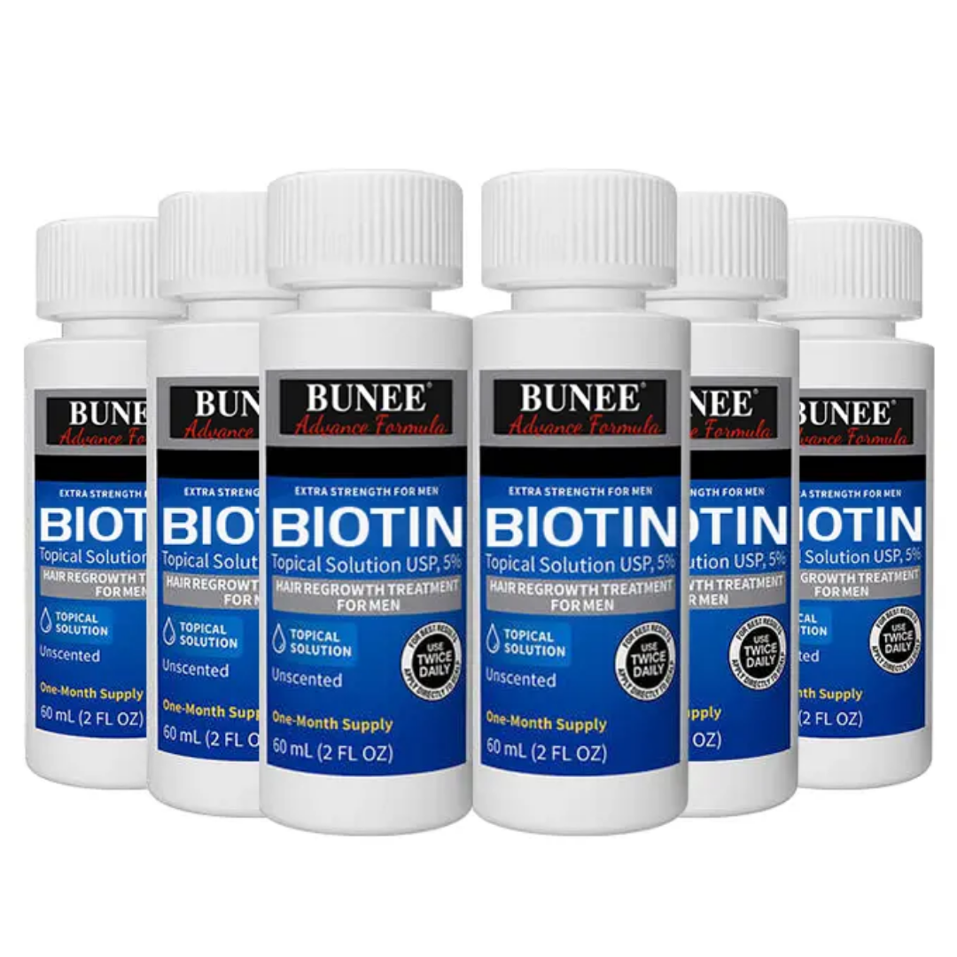 Huile de ricin à la biotine.